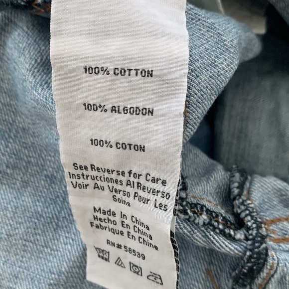 NWT STS Hayley high rise paper bag blue short sz 31 - Picture 10 of 11